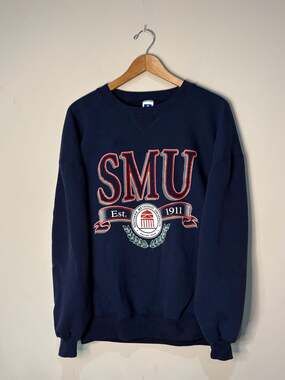 Vintage Russell Athletic Southern Methodist University SMU Crewneck Sweatshirt
